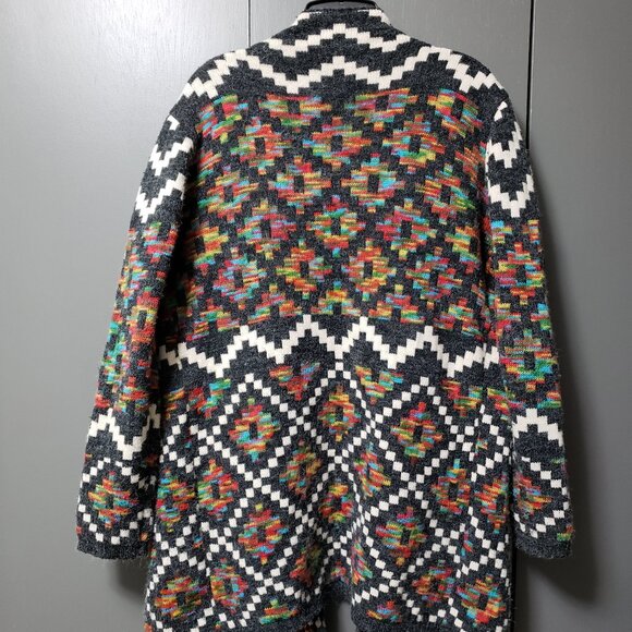 Parkhurst Multicolour Boho Waterfall Cardigan - Picture 2 of 6